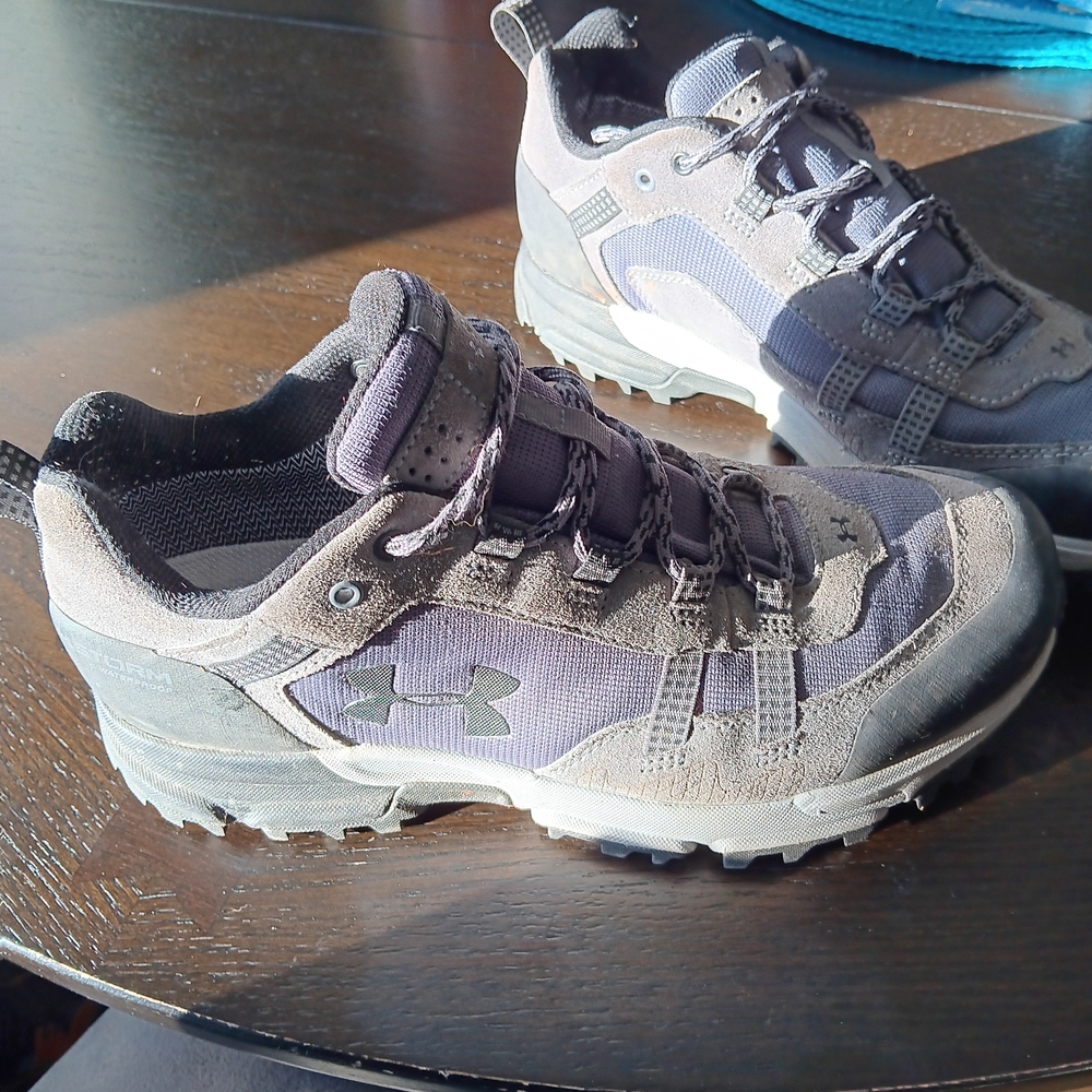 Under Armour Gray Hiking Shoes